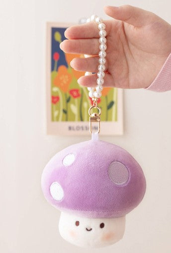 Squishy Mushroom Plushie Keychain