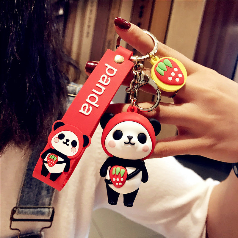 Fruity Panda Keychains