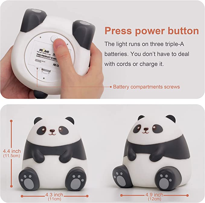 Panda Night Light (Battery Operated)